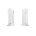 Mikrotik punto de acceso WLAN 1000 Mbit/s Energía sobre Ethernet PoE Blanco rbwapg-60ad kit