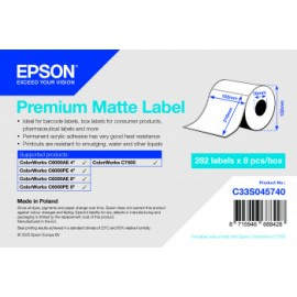 Epson C33S045740 Etiqueta para impresora autoadhesiva