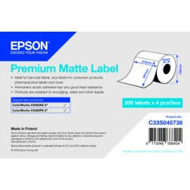 Epson C33S045738 Etiqueta para impresora autoadhesiva
