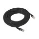 Lanberg PCU6-10CC-1000-BK  10m Cat6 U/UTP (UTP) Negro