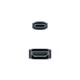 Nanocable 10.15.5102 adaptador de cable de vídeo 1,8 m USB Tipo C HDMI Aluminio, Negro