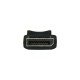 AISENS Cable Displayport V1.4 Negro 0.8m - A149-0389