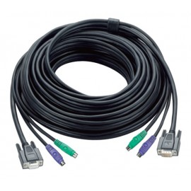 Aten 30ft PS/2 cable para video, teclado y ratón (kvm) Negro 10 m - 4710423771857