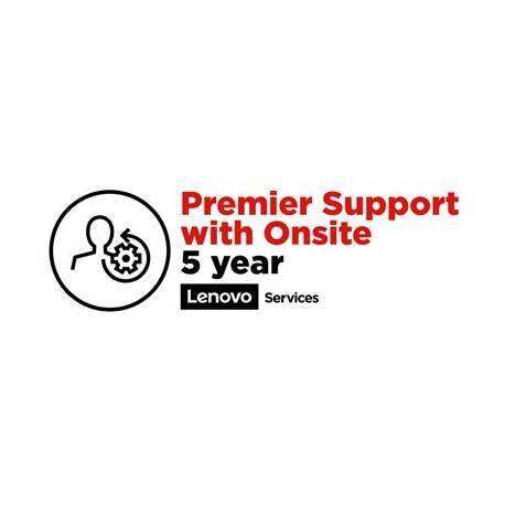 Lenovo 5 Year Premier Support With Onsite - 5WS0T36202