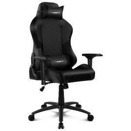 DRIFT DR250 Silla para videojuegos de PC Asiento acolchado tapizado Negro, Carbono dr250b