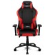DRIFT DR250 Silla para videojuegos de PC tapizado Negro, Rojo dr250r