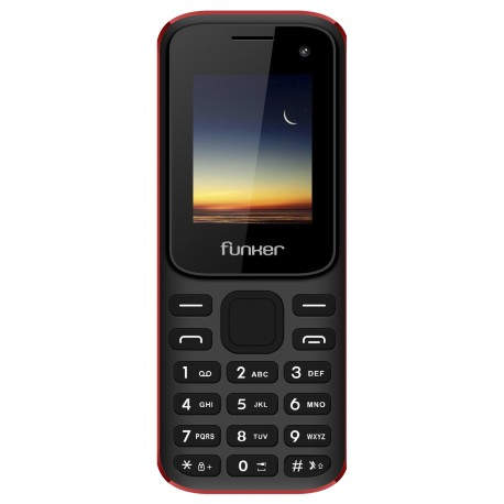 Funker F2 Classic 4,57 cm (1.8'') 67 g Negro, Rojo Característica del teléfono 8437015560755