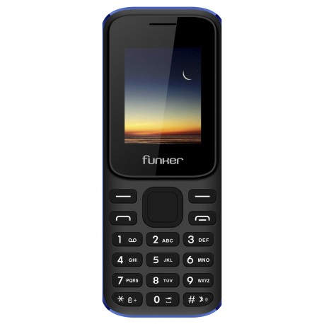 Funker F2 Classic 4,57 cm (1.8'') 67 g Negro, Azul Característica del teléfono 8437015560748