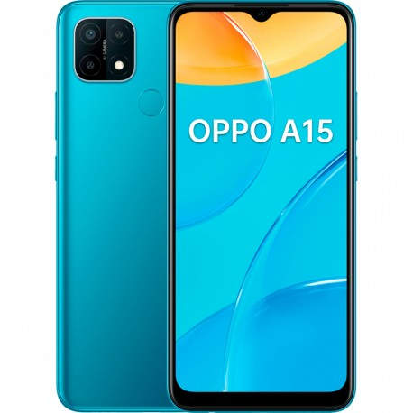 Oppo A15 16,6 cm (6.52'') SIM doble Android 10.0 4G 2 GB 32 GB 4230 mAh Azul 6944284675834