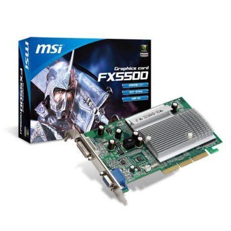 MSI FX5500-D256H NVIDIA GeForce FX 5500 0.25GB 912-V809-053