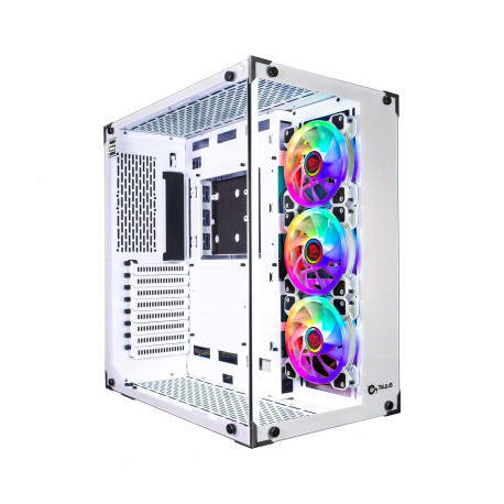 TALIUS CAJA ATX GAMING CRONOS FROST RGB CRISTAL TEMPLADO USB 3.0 TAL-CRONOSFROSTP