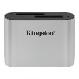 Kingston Technology Workflow SD Reader lector de tarjeta USB 3.2 Gen 1 (3.1 Gen 1) Negro, Plata wfs-sd
