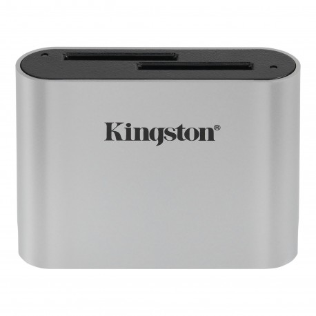 Kingston Technology Workflow SD Reader lector de tarjeta USB 3.2 Gen 1 (3.1 Gen 1) Negro, Plata wfs-sd