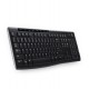 Logitech K270 teclado RF inalámbrico AZERTY Francés Negro 920-003748