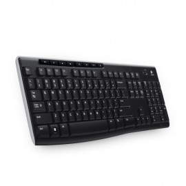 Logitech K270 teclado RF inalámbrico AZERTY Francés Negro 920-003748