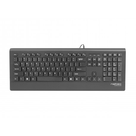 NATEC Barracuda teclado USB QWERTY Español Negro nkl-1717