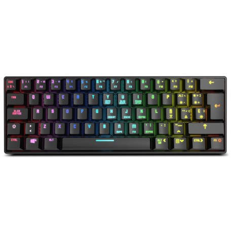 Krom Kluster teclado USB + Bluetooth Negro nxkromklstrsp