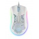 Mars Gaming MMEXW, Ratón Gaming RGB Ultraligero Blanco