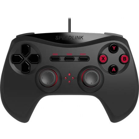 SPEEDLINK STRIKE NX Gamepad PC Analógico USB Negro sl-650000-bk-01