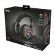 Trust GXT 450 Blizz RGB 7.1 Surround Auriculares Diadema Negro 23191