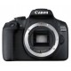 Canon EOS 2000D + EF-S 18-55mm f/3.5-5.6 III Juego de cámara SLR 24,1 MP CMOS 6000 x 4000 Pixeles Negro - 2728C002
