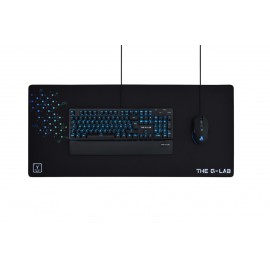 The G-Lab PAD YTTRIUM Alfombrilla de ratón para juegos Negro, Azul, Verde - pad-yttrium