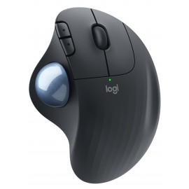 Logitech Ergo M575 ratón mano derecha RF inalámbrica + Bluetooth Trackball 2000 DPI 910-005872