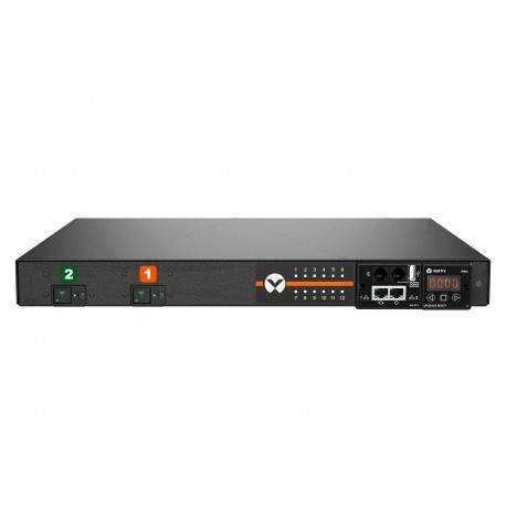 Vertiv VP59100 unidad de distribución de energía (PDU) 12 salidas AC 1U Negro