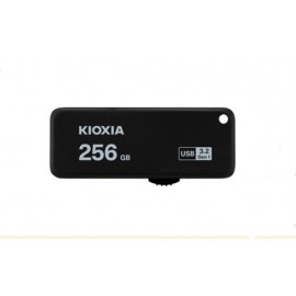 Kioxia TransMemory U365 unidad flash USB 256 GB USB tipo A 3.2 Gen 1 (3.1 Gen 1) Negro lu365k256gg4