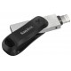 SanDisk iXpand unidad flash USB 64 GB USB Type-A / Lightning 3.2 Gen 2 (3.1 Gen 2) Negro, Plata sdix60n-064g-gn6nn