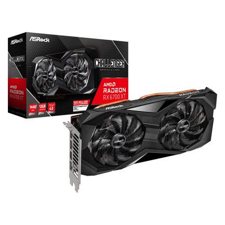 Asrock Challenger RX6700XT CLD 12G tarjeta gráfica NVIDIA Radeon RX 6700 XT 12 GB GDDR6 rx6700xt cld 12g