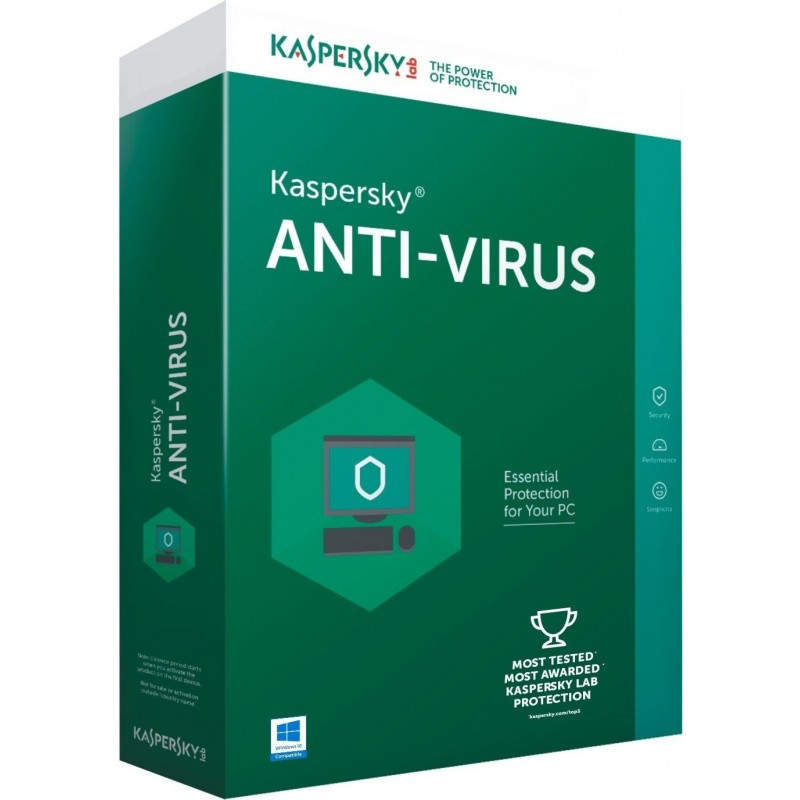 Kaspersky Lab Anti-Virus Licencia básica 1 licencia(s) 1 año(s ...