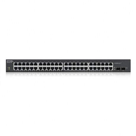 Zyxel GS1900-48HPv2 Gestionado L2 Gigabit Ethernet (10/100/1000) Energía sobre Ethernet (PoE) Negro