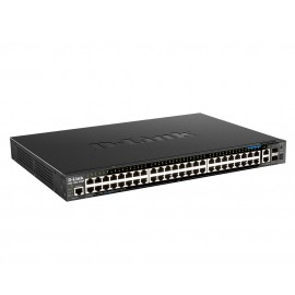 D-Link DGS-1520-52MP switch Gestionado L3 10G Ethernet (100/1000/10000) Negro 1U Energía sobre Ethernet (PoE)