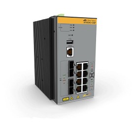 Allied Telesis AT-IE340-12GP-80 Gestionado L3 Gigabit Ethernet (10/100/1000) Gris Energía sobre Ethernet (PoE) 990-006296-80