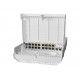 Mikrotik netPower 16P L2/L3 Gigabit Ethernet (10/100/1000) Blanco Energía sobre Ethernet (PoE) crs318-16p-2s+out