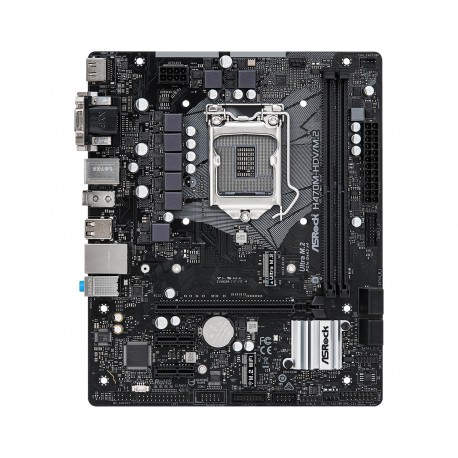 Asrock H470M-HDV/M.2 Intel H470 LGA 1200 (Socket H5) micro ATX 90-mxbg80-a0uayz