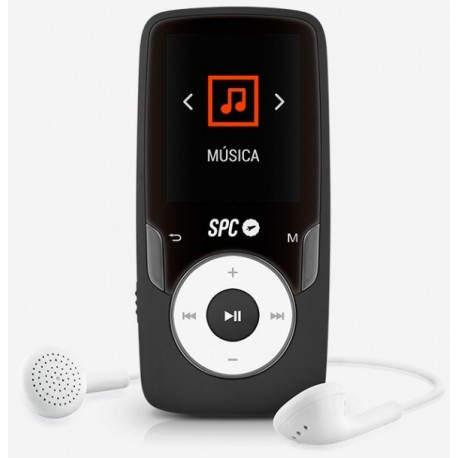 SPC Pure Sound Extreme Reproductor MP3/MP4 Negro 8598N