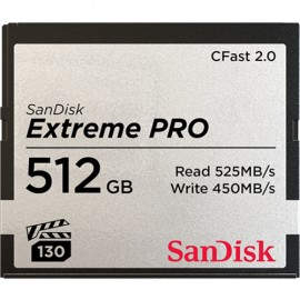 Sandisk Extreme Pro 512GB 512GB CFast 2.0 memoria flash SDCFSP-512G-G46D