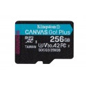 Kingston Technology Canvas Go! Plus memoria flash 256 GB MicroSD Clase 10 UHS-I SDCG3/256GBSP