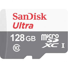SanDisk Ultra memoria flash 128 GB MicroSDXC Clase 10 sdsqunr-128g-gn6mn