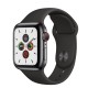 Apple Watch Series 5 40mm GPS CELL Caja Acero Negro Espacial con Correa Negra Deportiva mwx82ty/a