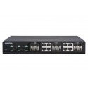 QNAP QSW-M1208-8C switch Gestionado 10G Ethernet (100/1000/10000) Negro