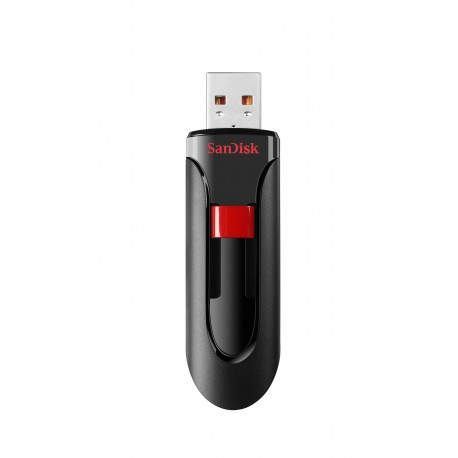Sandisk Cruzer Glide unidad flash USB 256 GB USB tipo A 2.0 Negro, Rojo SDCZ60-256G-B35