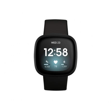 Fitbit Versa 3 AMOLED Negro GPS (satélite) 811138039813