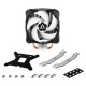 ARCTIC Freezer i13 X Procesador Set de refrigeración 9,2 cm Aluminio, Negro, Blanco 1 pieza(s)