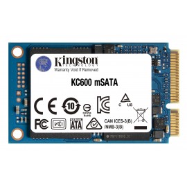 Kingston Technology KC600 mSATA 512 GB Serial ATA III 3D TLC skc600ms/512g