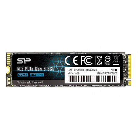 Silicon Power P34A60 M.2 1000 GB PCI Express SLC NVMe - SP001TBP34A60M28