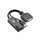 Hewlett Packard Enterprise KVM Console USB 8-pack Interface Adapter cable para video, teclado y ratón (kvm) Negro - af655a
