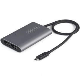 StarTech.com TB32DP14 adaptador de cable de vídeo 0,46 m Thunderbolt 3 2 x DisplayPort Plata